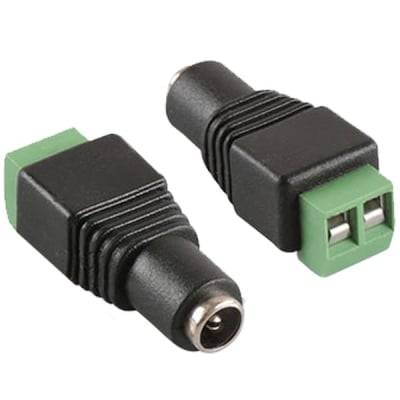 PC-002 JACK 5.5x2.1mm MALE с лустър клема