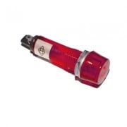 Λάμπα σήματος M10 220VAC ΚΟΚΚΙΝΗ ΝΕΟΝ