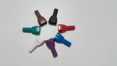 Μανίκι καλωδίου 6,3 mm λευκό