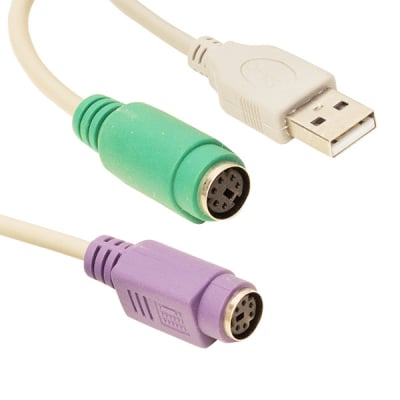 ΚΑΛΩΔΙΟ USB ΘΗΛΥΚΟ 2xPS2 ΣΕ USB Αρσενικό