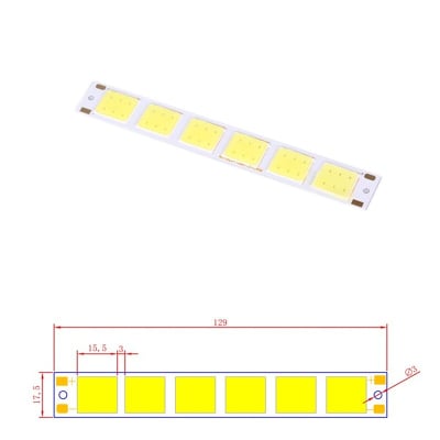 Flexible Led 1W white cold 130ml