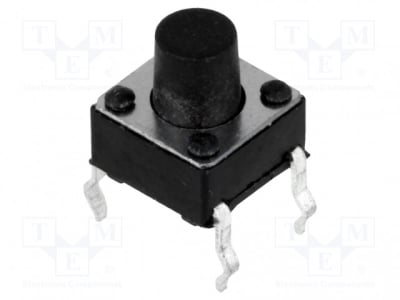 Διακόπτης Tact 4P 6x6x10 h7mm