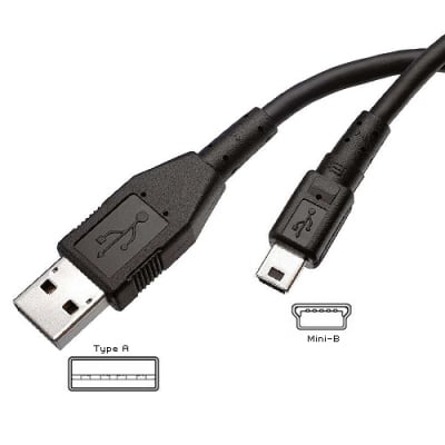 CABLE USB A - MINI USB 5Pin 0.8m