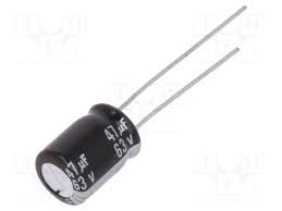 47UF/63V 105\'C ECA Χαμηλή ESR