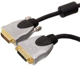 ΚΑΛΩΔΙΟ DVI-D Θηλυκό-DVI-D 24+1 Αρσενικό 2.5m 3m