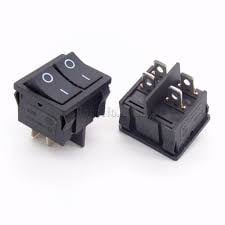 SWITCH ROCKER double KCD2 4P 2xON-ON