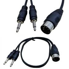 CABLE 5 DIN-2x3.5mm MONO 1.5m