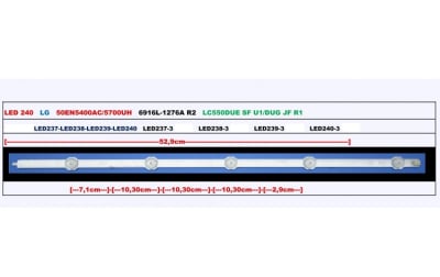 Led Backlight 50INCH ROW2.1 6916L-1276A LED240