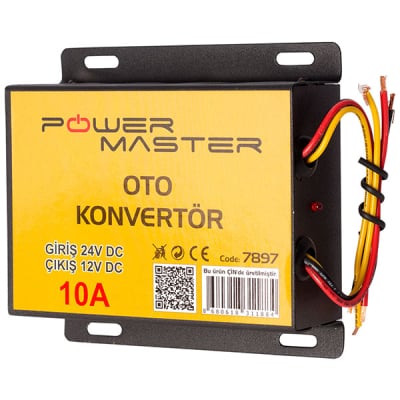 Μετατροπέας DC-DC 24V σε 12V 10A