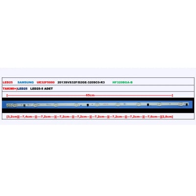 LED Backlight D2GE-320SC0-R3 LED25