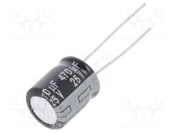 470UF/25V 105\'C EEF