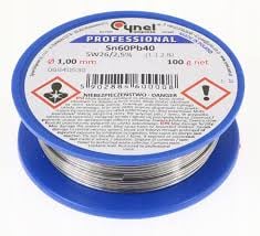 Soldering Wire 100g 1mm 60/40 flus SW26 2.5%