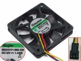 ΑΝΕΜΙΣΤΗΡΑΣ 60x60x10mm MB60101V1-G99 12V