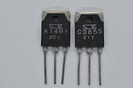 Ζεύγος TO-3P 2SA1491 & 2SC3855
