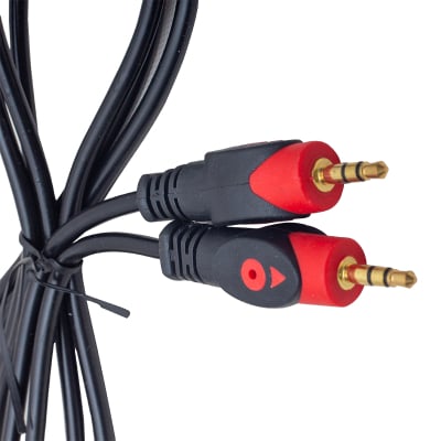 CABLE 3.5/3.5 stereo jack 1.5m Gold