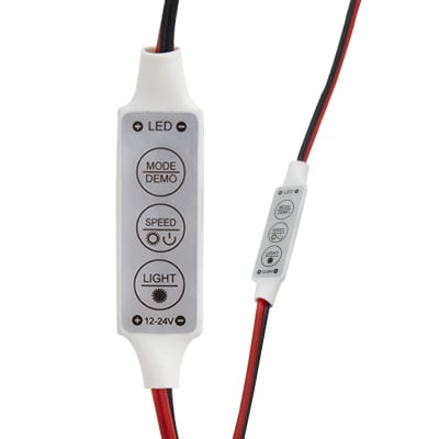 Ελεγκτής LED mini 3 πλήκτρων λευκό