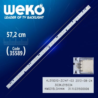 Led Backlight KJ315D10-ZC14F-03 SET-2pcs led1520