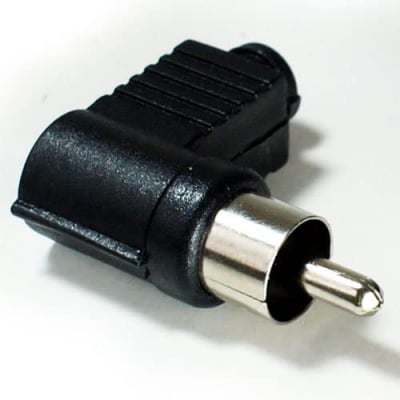 CC-016B RCA Male plug Right Angled