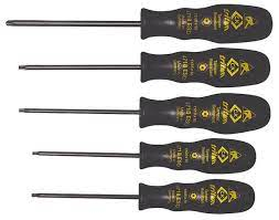 Σετ κατσαβιδιών CK Triton 4 τεμαχίων ESD Torx TX08, TX10, TX15, TX20.