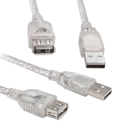 CABLE USB 2.0 AM/BF 10m 18806