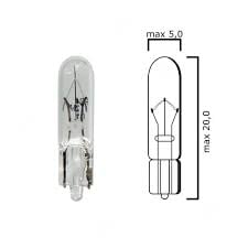 ΛΑΜΠΑ 12V 30mA 5mm