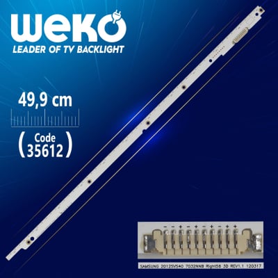 Led Backlight 2012SVS40 3D 56led RIGHT ELED1072