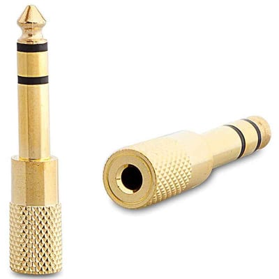 AC-007G 6.3mm jack-3.5mm socket stereo