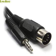 ΚΑΛΩΔΙΟ-533 Βύσμα Mini Din 8p - υποδοχή 3,5 mm