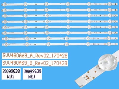 Οπίσθιος φωτισμός LED SVV490A69_REV01 σετ 8 σετ 50802