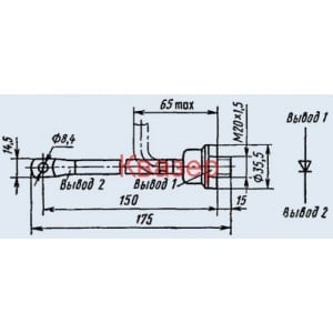 ΔΙΟΔΟΣ Β50-12-У2 50A 1200V