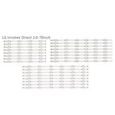 LED Backlight DRT3.0 70inch set-24 pcs LED429-31