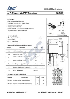 AOD403 TO-252DPAK
