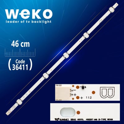Οπίσθιος φωτισμός LED 490DRT VNB B-TYPE 35381