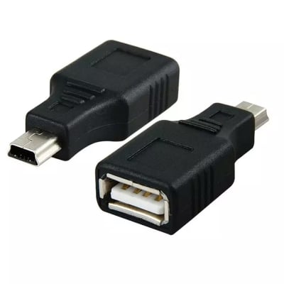 Adapter USB 2.0 AF TO MINI USB  MALE OTG