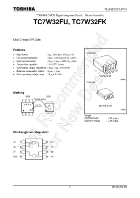 TC7W32FU SSOP-8