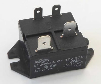 RELAY 852-W-1A-C1 12VAC 25A