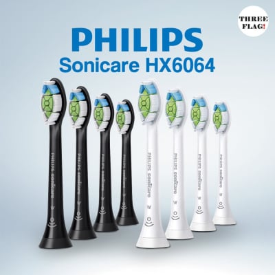 HX6064-b/w Diamond toothbrush head black/white