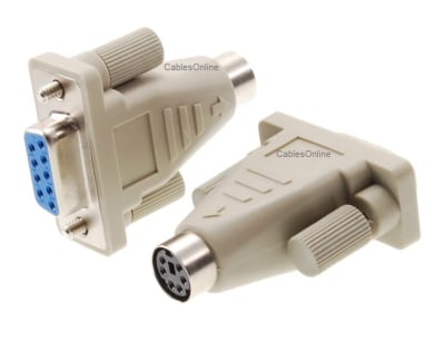 Adapter RS232 Female TO PS2 Female