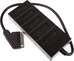 SCART- 5xSCART θηλυκό προσαρμογέα