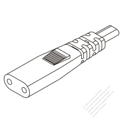 ΚΑΛΩΔΙΟ AC 2x0,75 2 ακίδων ws-029