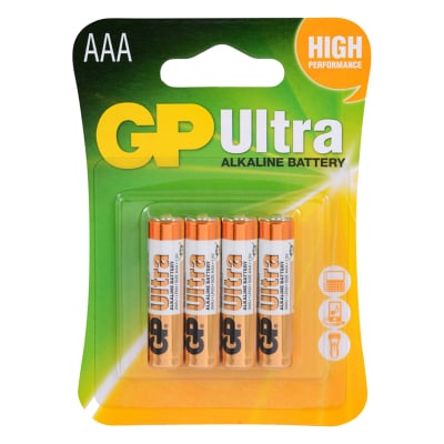 BP GP 24AU-2U4 LR03 AAA 1.5V Alcaline 4pcs