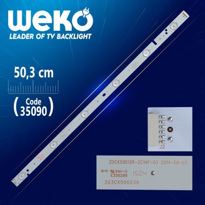 LED Backlight ZDCX50D12R-ZC14-03 303CX500038