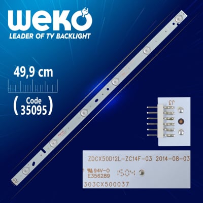 LED Backlight ZDCX50D12L-ZC14-03 303CX500037