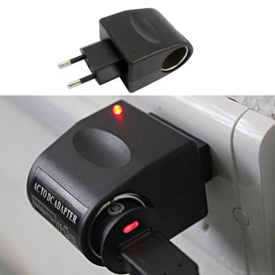 Βύσμα αναπτήρα τσιγάρων 220 Volt AC σε 12 Volt DC