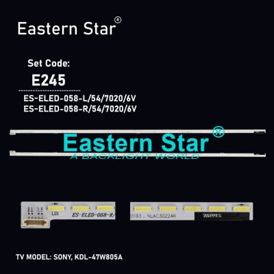 LED backlight 47\'\' NLAC30224 R/L set-2 ES-ELED-058
