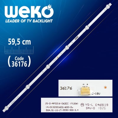 Οπίσθιος φωτισμός LED JS-D-AP3216-062EC 3V σετ-2