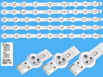 Φωτιστικό LED VES390UNDA01 σετ 5 κολλητικές ταινίες