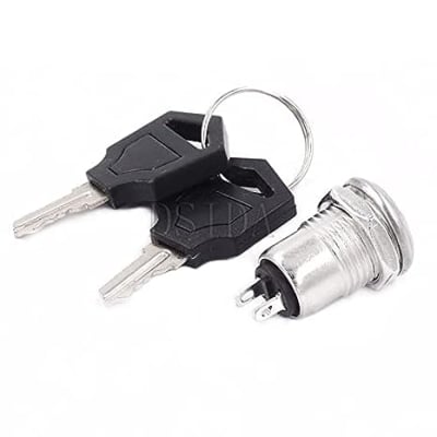 KEY SWITCH KS-02 ON-OFF 12mm