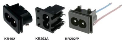 KR202/P 2P AC POWER MALE PANEL