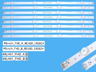 LED Backlight 49LH51 FHD set-8  439-40